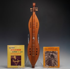 3pc Appalachian Mountain Handmade Dulcimer by The Wilsons & Reference Books