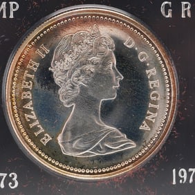 1973 Canada RCMP 100th Anniversary Silver Dollar