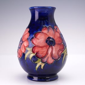 Moorcroft Pottery Vase, Anemone