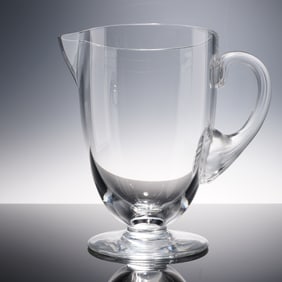 Lalique Crystal Pitcher, Barsac