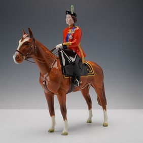 Beswick Porcelain Figurine, H.M. Queen Elizabeth II On Imperial