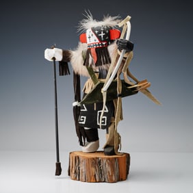 Navajo Warrior Kachina Doll by Pauline Edsithe