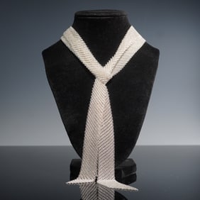 Tiffany & Co. Elsa Peretti Sterling Silver Mesh Scarf