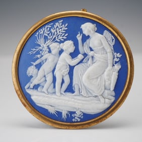 Wedgwood Blue Jasperware Medallion