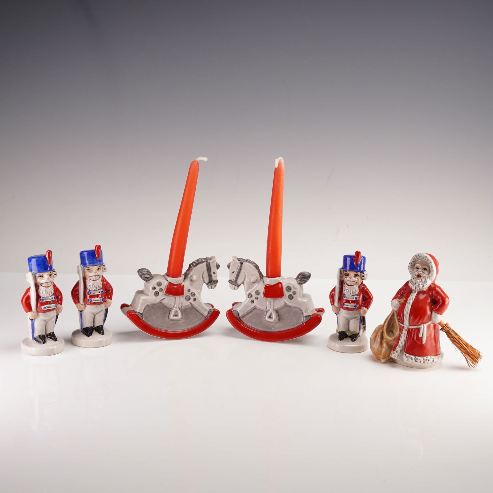 6pc Goebel Hummel Christmas Decorations, Candlesticks & Figurines (1 of 4)
