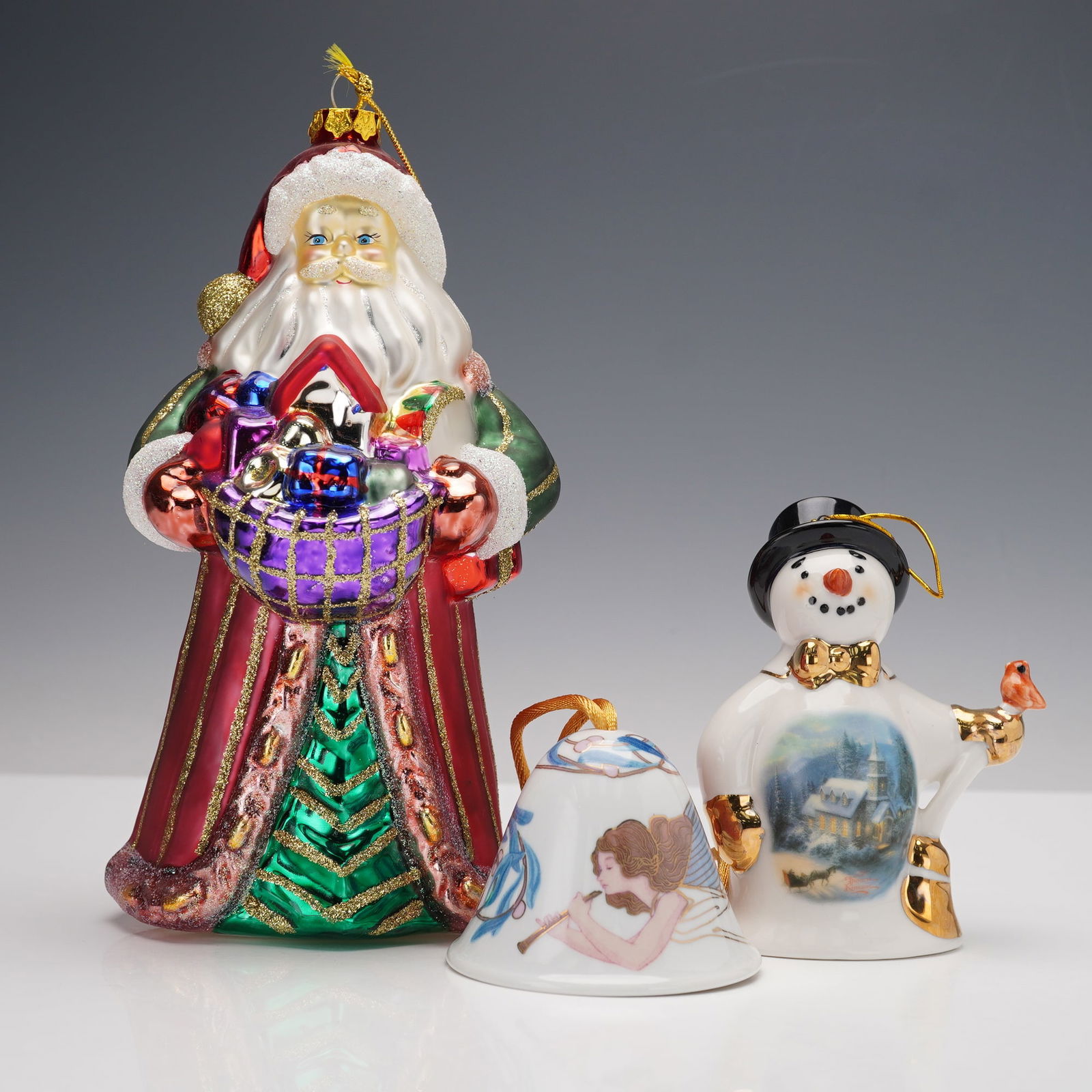 3pc KSA and Lladro Christmas Tree Ornaments (1 of 5)
