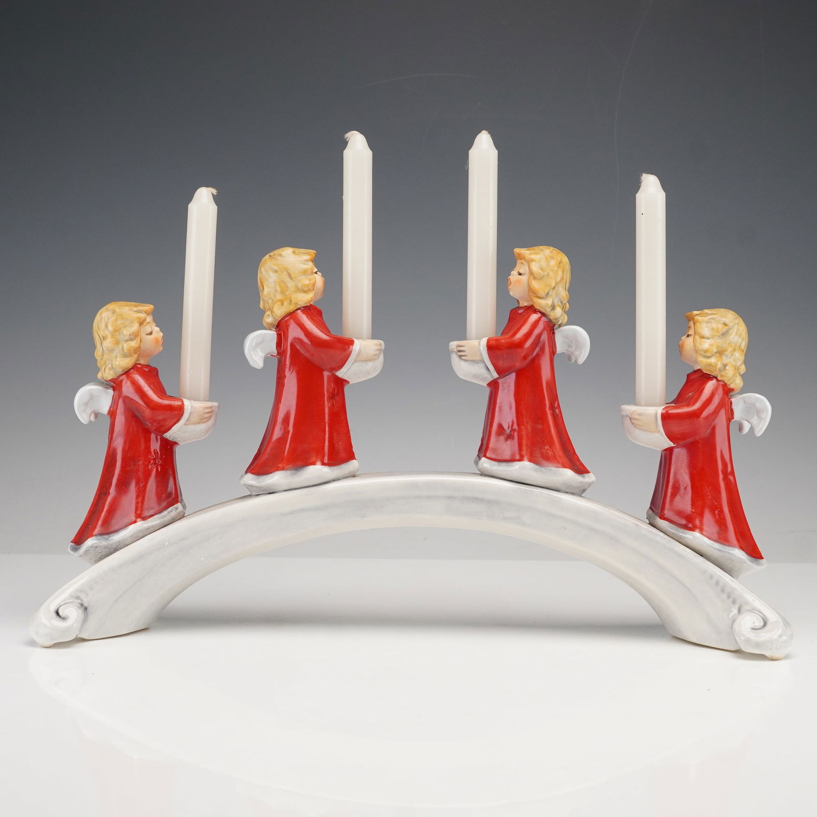 Goebel Porcelain Four Angel Candelabra (1 of 6)