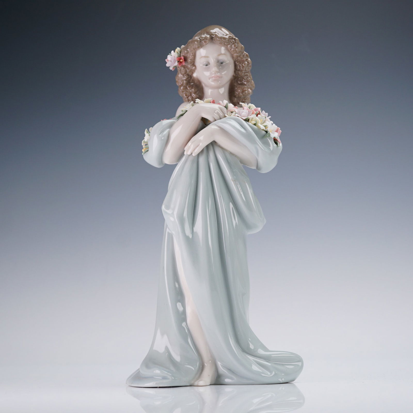 Lladro Porcelain Figurine, Petals of Love 6346