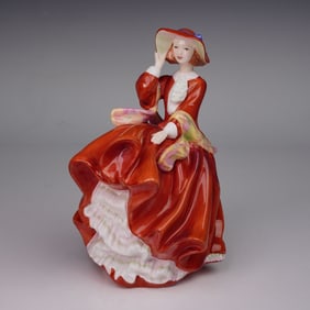 Royal Doulton Pretty Ladies Figurine, Top O the Hill HN1834