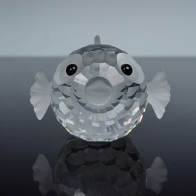 Swarovski Crystal Figurine, Large Blowfish 010013