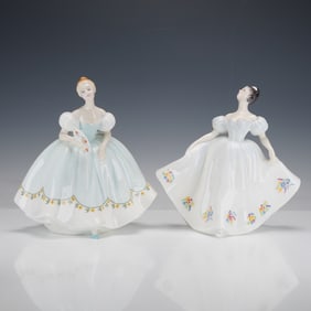 2pc Royal Doulton Figurines, Kate and First Dance