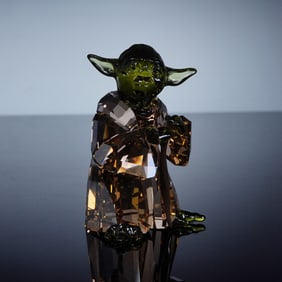 Swarovski Star Wars Disney Crystal Figurine, Master Yoda