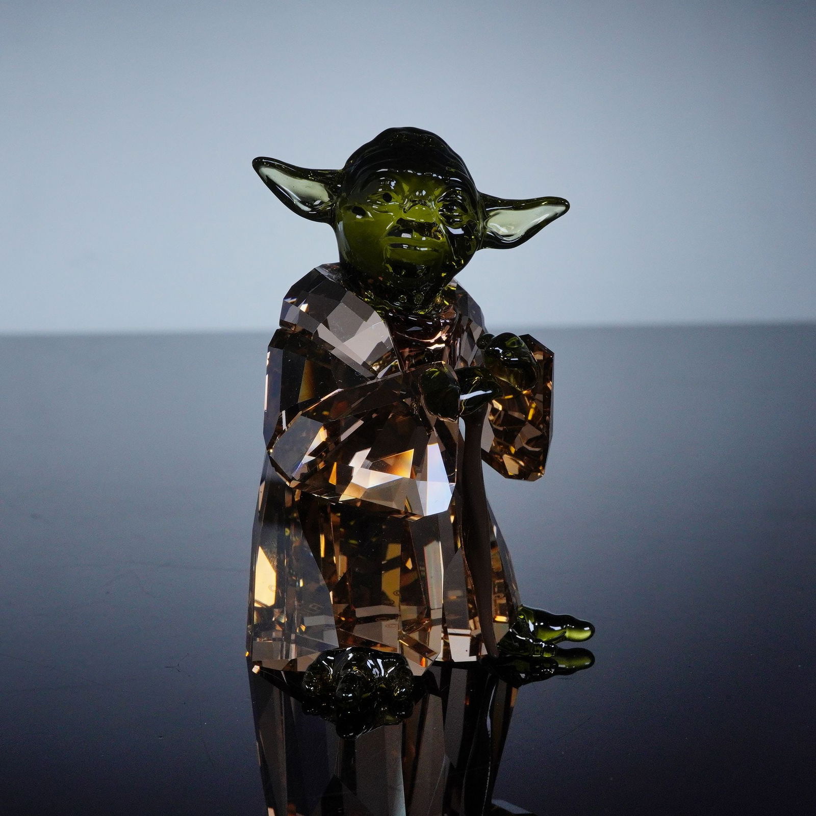 Swarovski Star Wars Disney Crystal Figurine, Master Yoda (1 of 5)