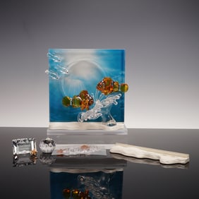 5pc Swarovski Wonders of The Sea Figurines, Harmony & More