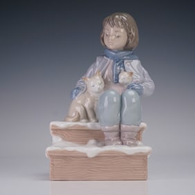 Lladro Porcelain Figurine, Room for Three 1008023