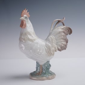 Lladro Porcelain Figurine, The Rooster 1008086