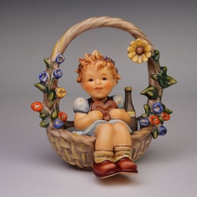 Goebel Hummel Figurine, Basket of Gifts