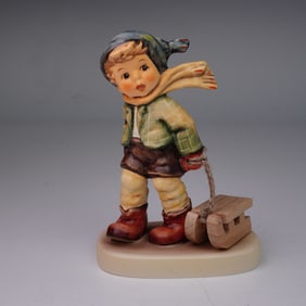 Goebel Hummel Porcelain Figurine, Winter Sleigh Ride