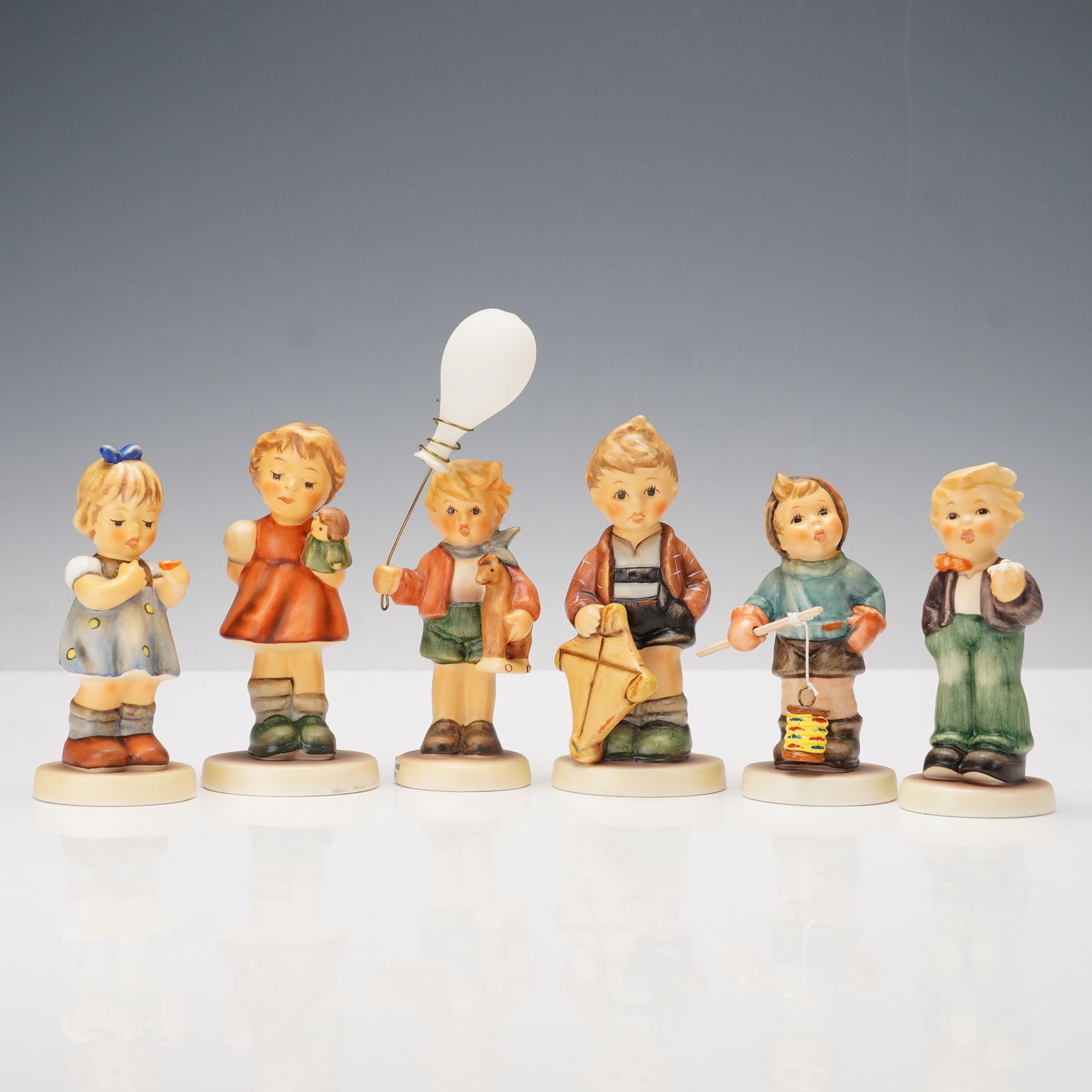 6pc Goebel Hummel Porcelain Figurines (1 of 3)