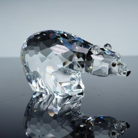 Swarovski Crystal Figurine, Polar Bear