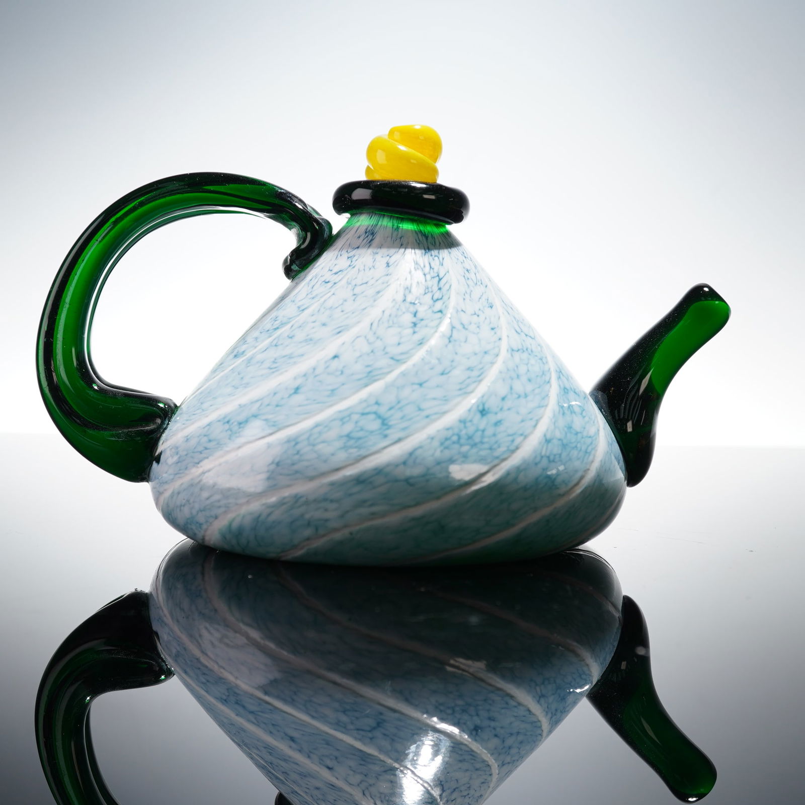 Contemporary Art Glass Teapot Sculpture (1 of 4)