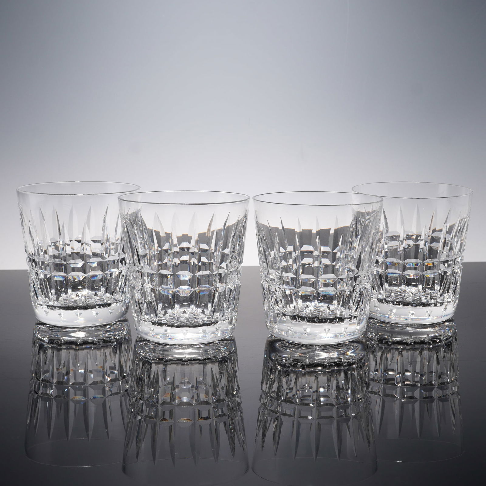 4pc Waterford Crystal Old Fashioned Glasses, Glenmore (1 of 5)