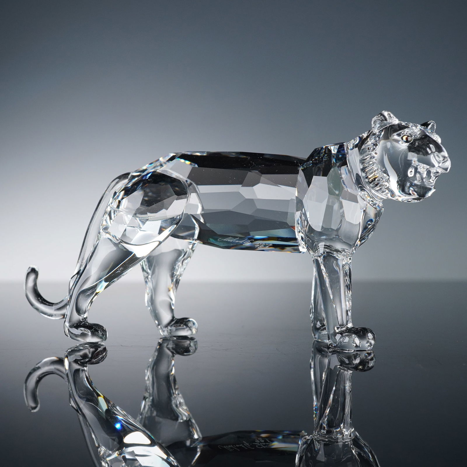 Swarovski Crystal Figurine, Tiger - Signed (1 of 5)