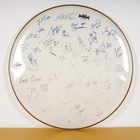 Yamaha Timpani Head with Signatures IATSE Local 5 Cincinnati