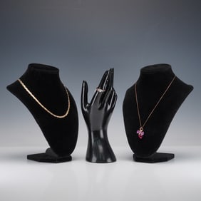 3pc Sterling Silver and Swarovski Crystal Jewelry Collection