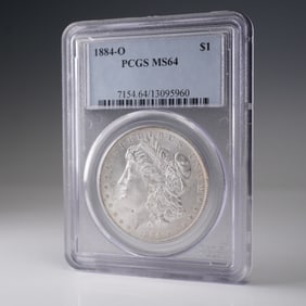 1890-O Morgan Dollar Silver Dollar Coin PCGS Graded MS 64