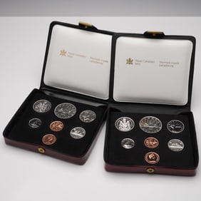 2pc 1980 & 1979 Royal Canadian Mint Uncirculated Sets