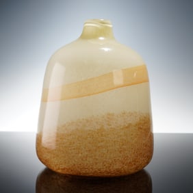 Contemporary Handblown Art Glass Vase