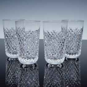 4pc Waterford Crystal Alana Flat Tumblers