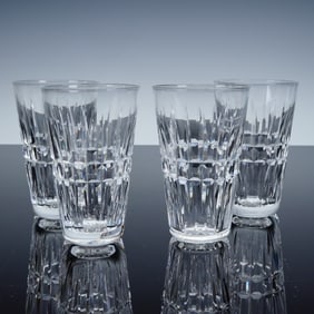 4pc Waterford Crystal Glenmore Flat Tumblers
