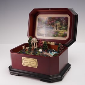 Thomas Kincade Garden of Prayer Music Box