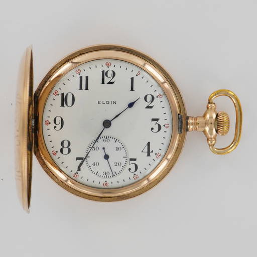 Ladies Hampden Pocket Watch In Dueber Warranted 20 Year