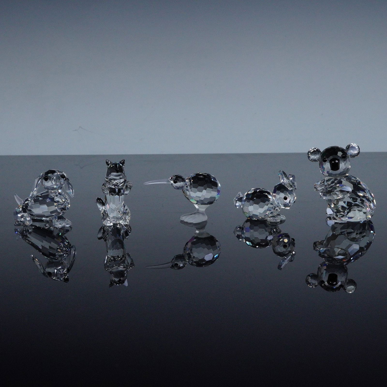 5pc Swarovski Crystal Miniature Animal Figurines (1 of 5)