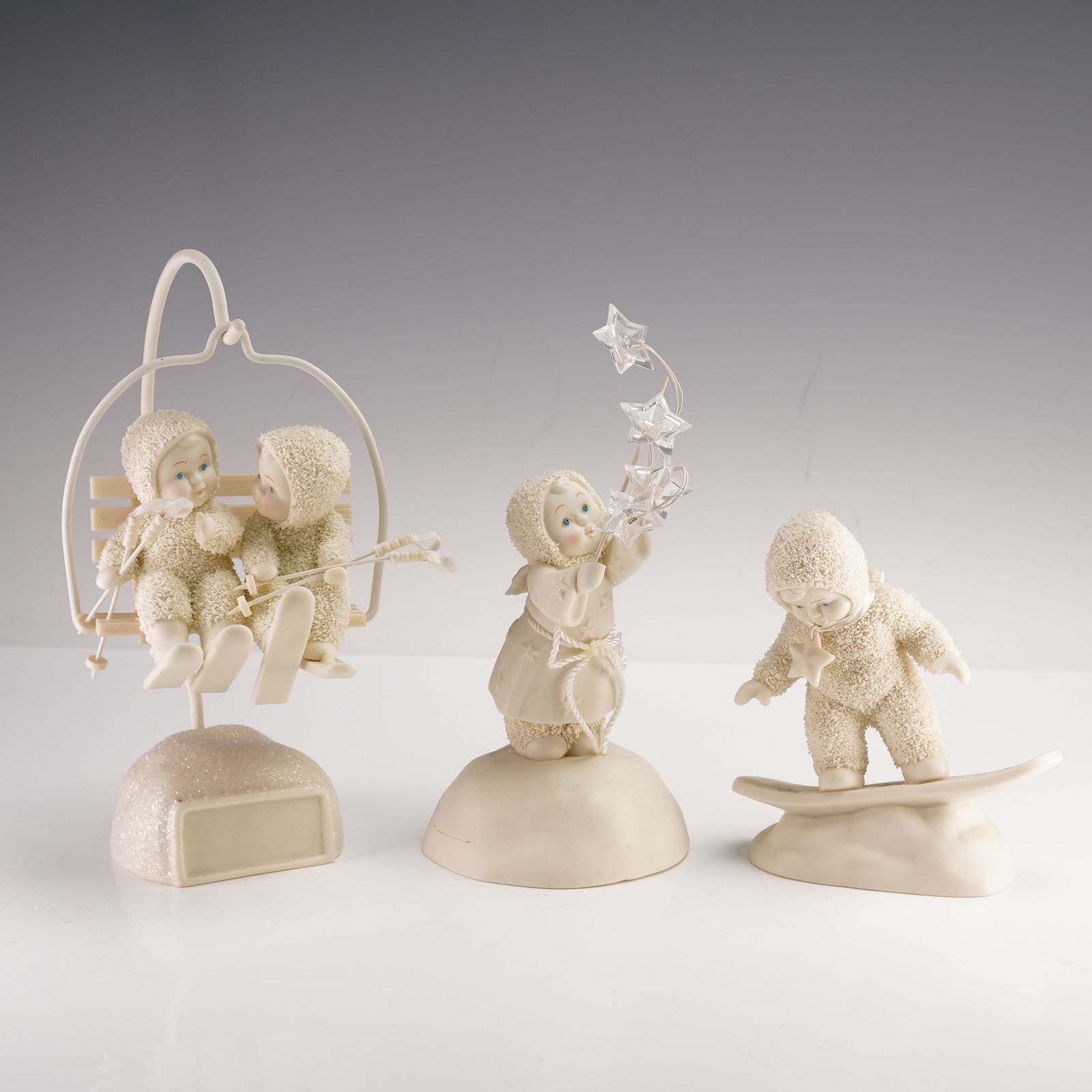 3pc Department 56 Snowbabies Figurines (1 of 3)
