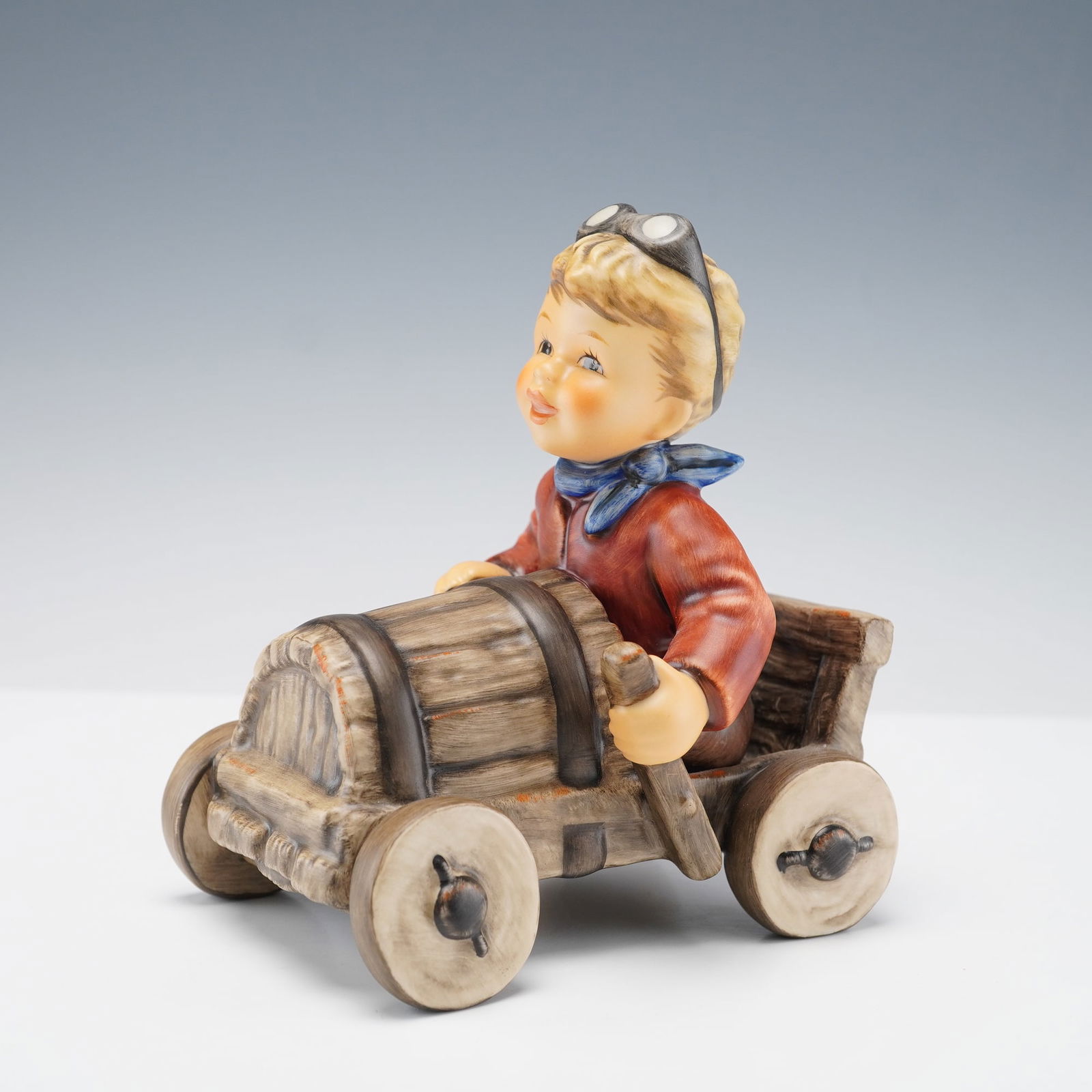 Goebel Hummel Figurine, Soap Box Derby Driver (1 of 3)