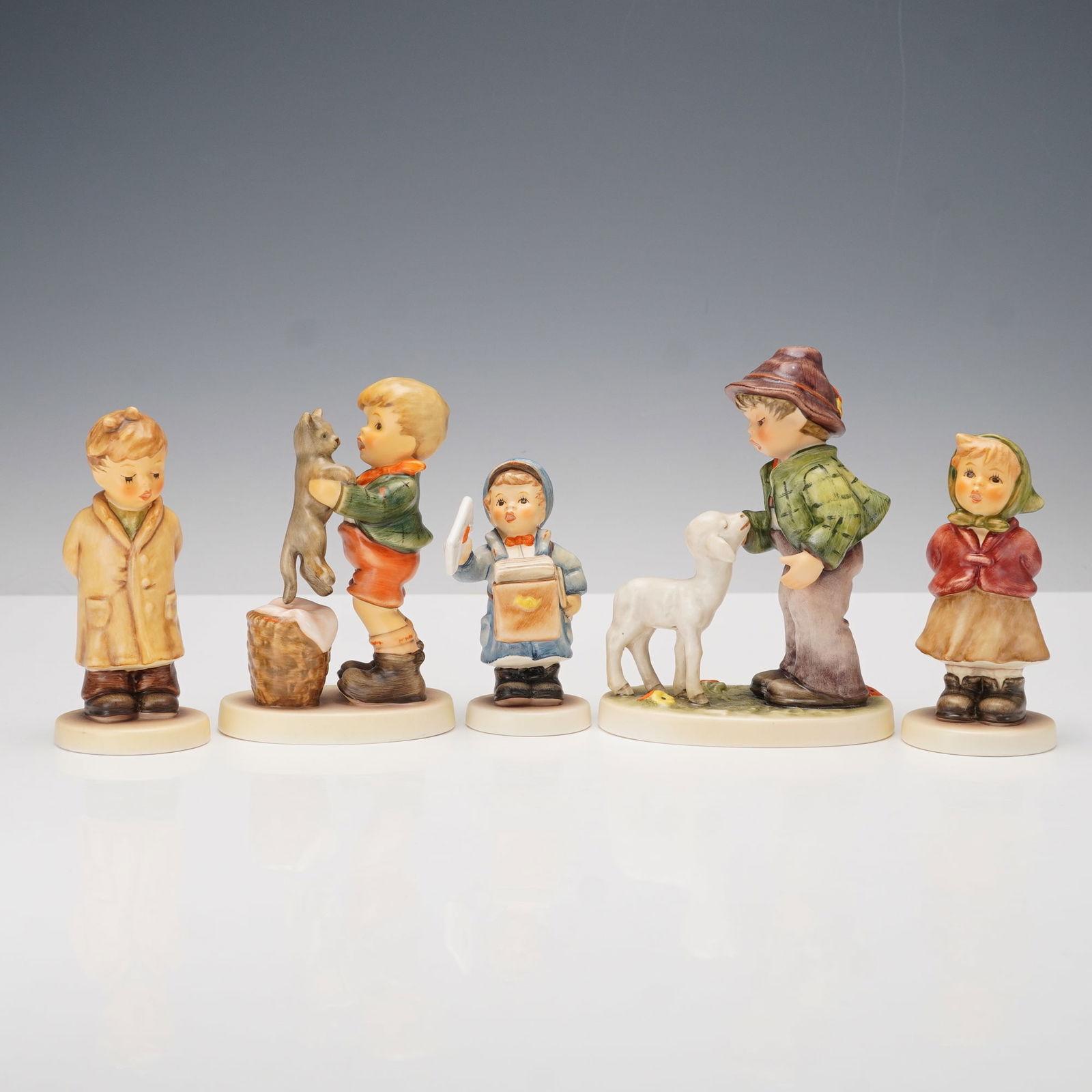 5pc Goebel Hummel Porcelain Figurines (1 of 4)