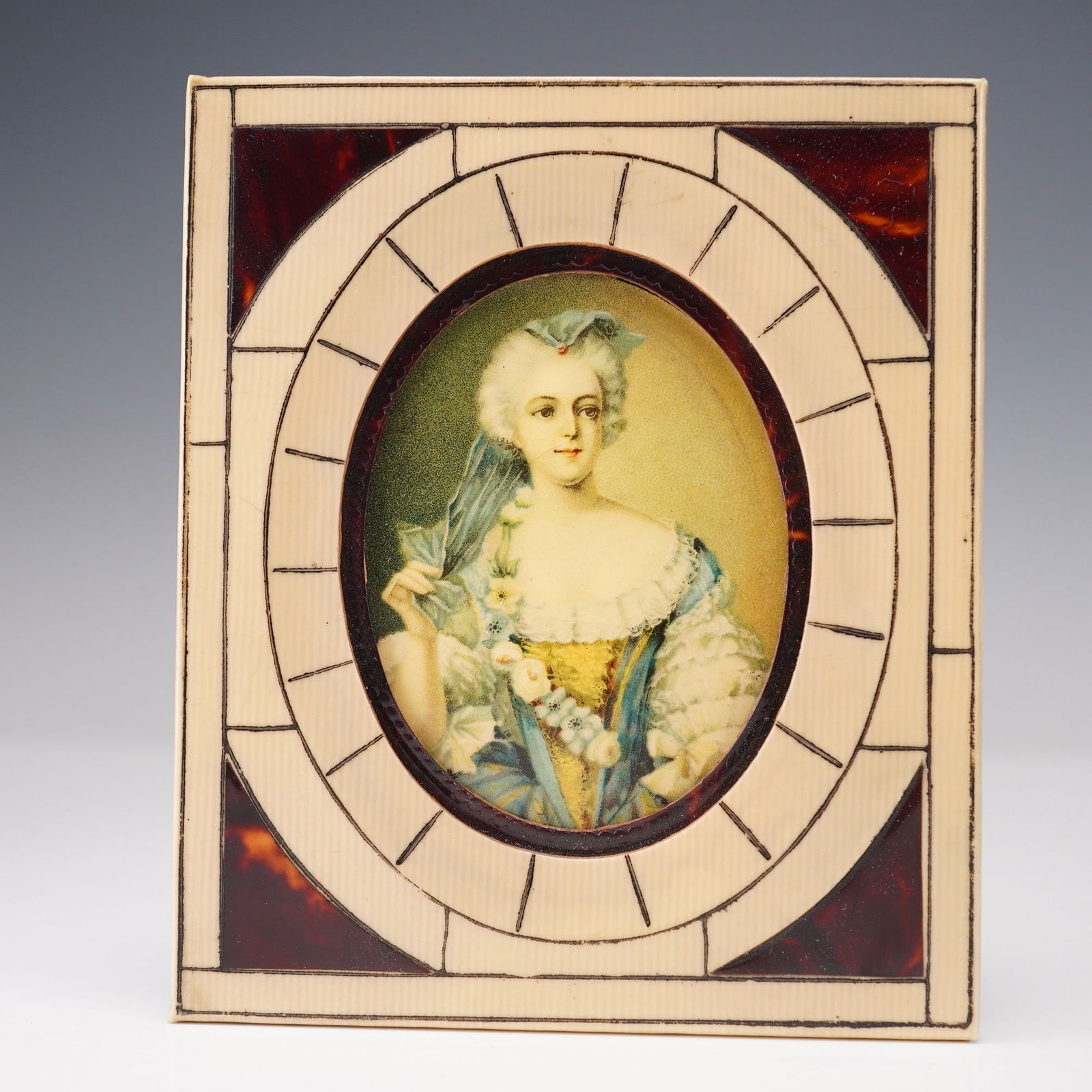 Miniature Portrait with Inlaid Frame (1 of 5)