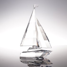 Swarovski Crystal Figurine, Sailboat