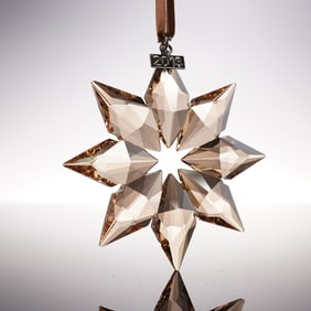 Swarovski Crystal Ornament, 2013 Christmas Gold