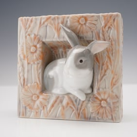 Lladro Porcelain Figurine Bunny Natural Frames 01008072