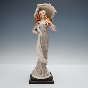 Florence Sculture d'Arte, Lady With Umbrella