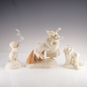 3pc Department 56 Snowbabies Figurines
