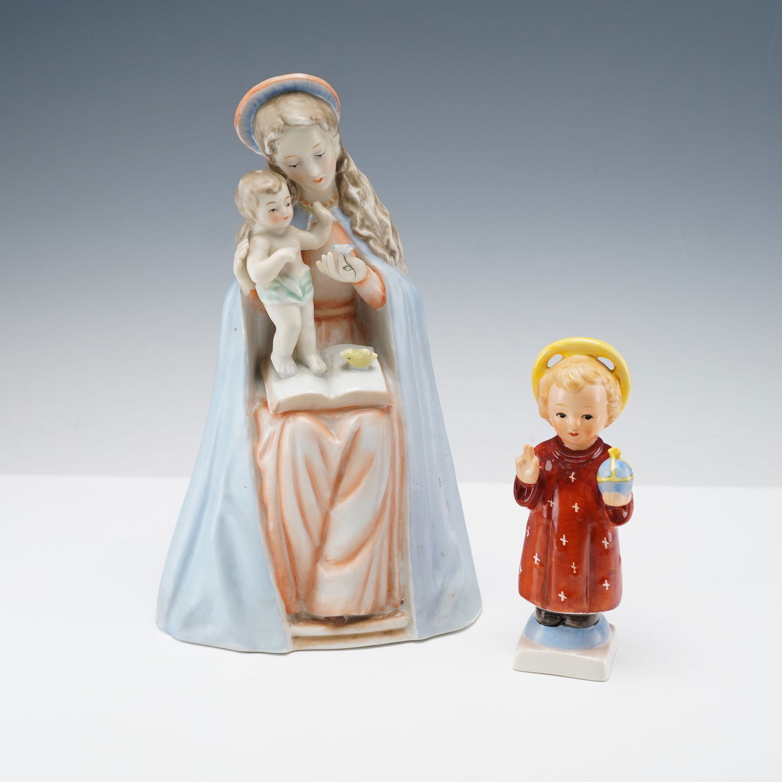 2pc Goebel Hummel Figurines, Madonna and Child & Angel (1 of 3)