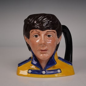 Royal Doulton The Beatles Character Jug, Paul McCartney D6724 Signed