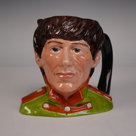Royal Doulton The Beatles Character Jug, George Harrison D6727 Signed