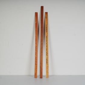 3pc Chevrolet Advertising Yardsticks